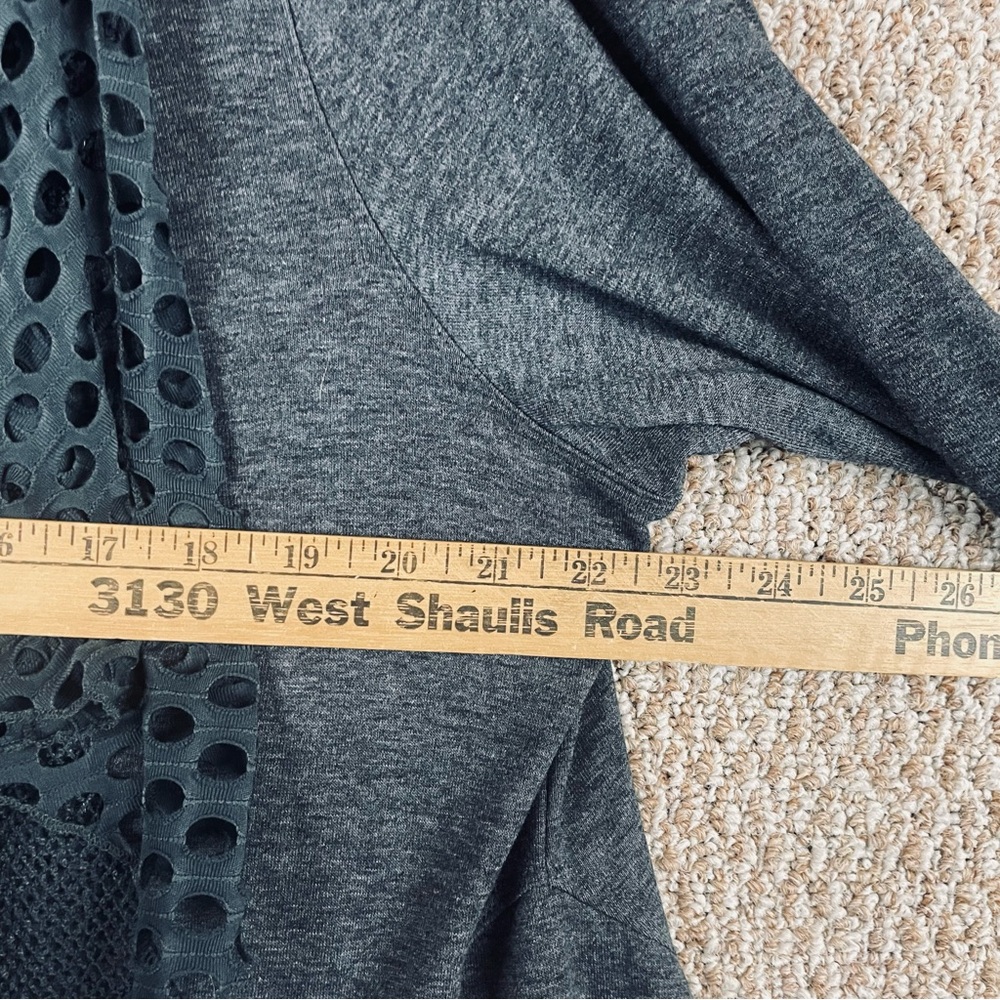 Ali Miles Tunic 1X All In One Gray Floral Draped Whimsigoth Mori Kei  T234 - Picture 11 of 14